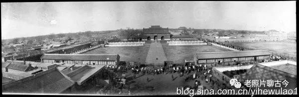 1903年袁世凯奉旨重修正阳门城楼，珍贵老照片