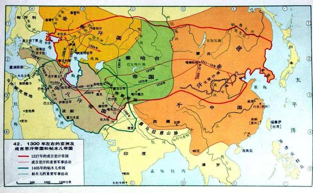 蒙哥汗任命旭烈兀为统帅，第三次西征中东，在伊朗建立伊利汗国