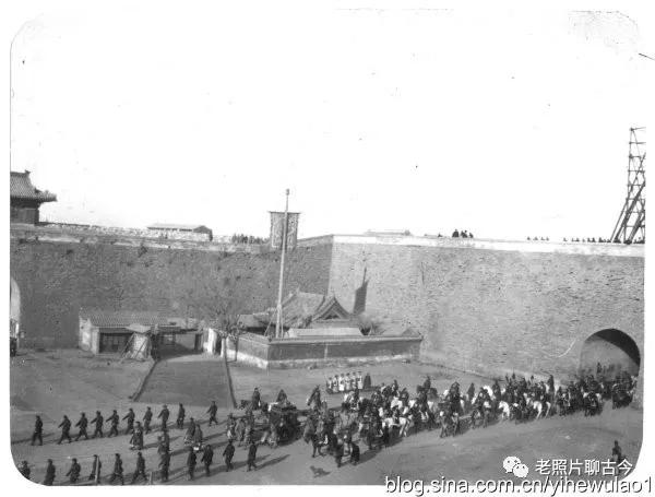 1903年袁世凯奉旨重修正阳门城楼，珍贵老照片